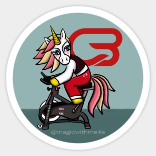 Sporticorn: Cyclebar Spin Instructor Unicorn Sticker